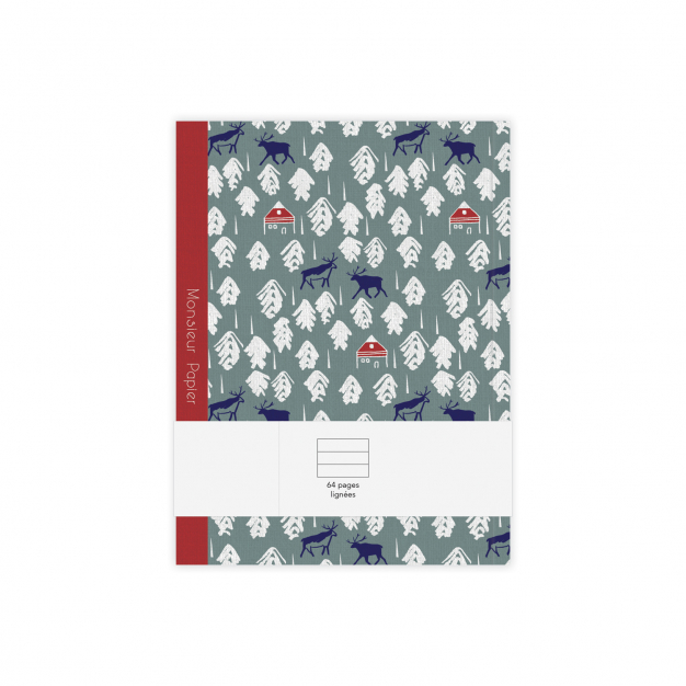 Monsieur Papier - Carnet S Forêt nordique