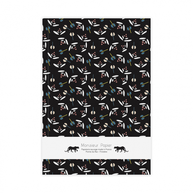 Monsieur Papier - Carnet quadrillé moyen format Rockabilly