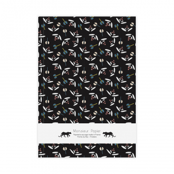 Monsieur Papier - Squared notebook medium size Rockabilly