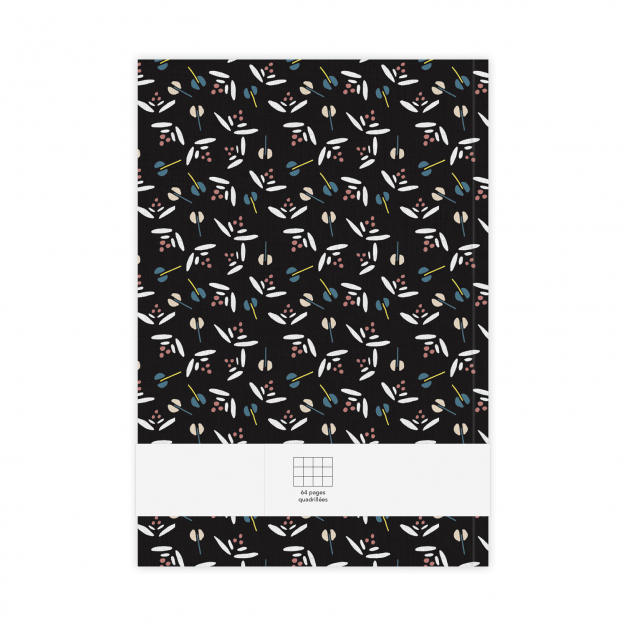 Monsieur Papier - Carnet quadrillé moyen format Rockabilly