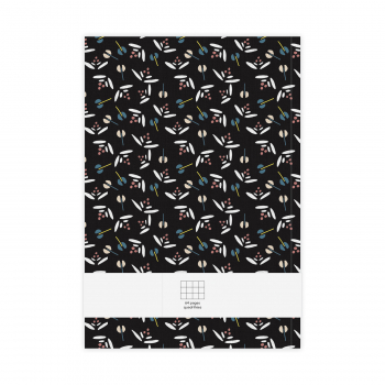 Monsieur Papier - Carnet quadrillé moyen format Rockabilly