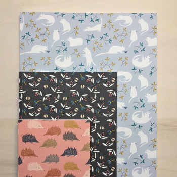 Monsieur Papier - Carnet quadrillé moyen format Rockabilly
