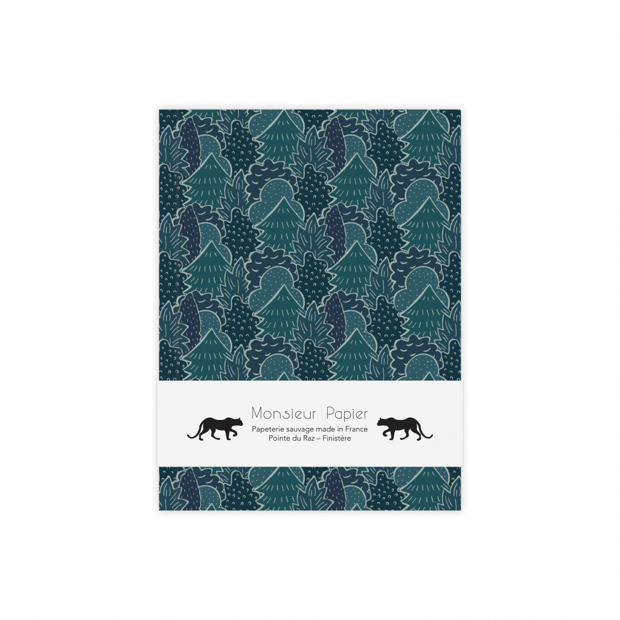 Monsieur Papier - Squared notebook small size Brocéliande