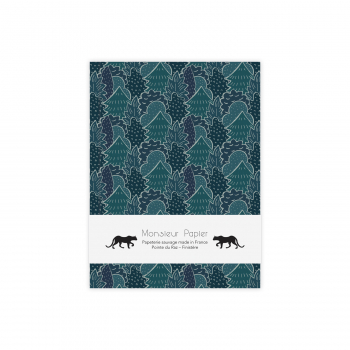 Monsieur Papier - Squared notebook small size Brocéliande