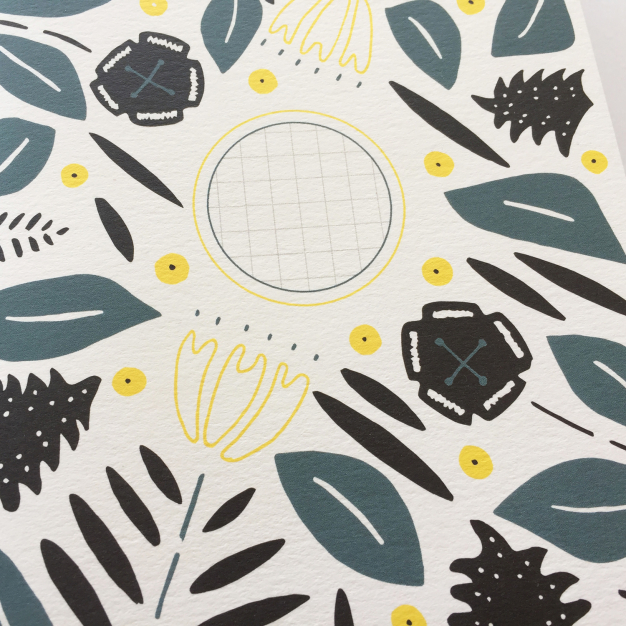 Monsieur Papier - Carnet quadrillé petit format Slim Perce-neige