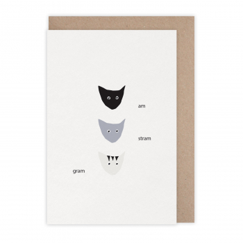 Monsieur Papier - Carte Amstramgram