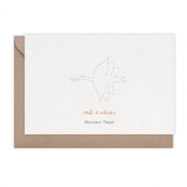 Monsieur Papier - Card Color-grues