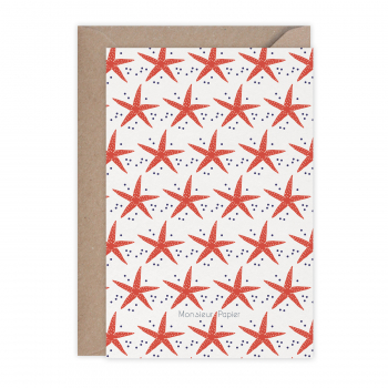 Monsieur Papier - Card Félicitations étoiles