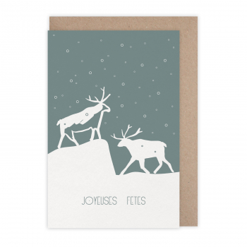 Monsieur Papier - Carte Joyeuses fêtes Svalbard