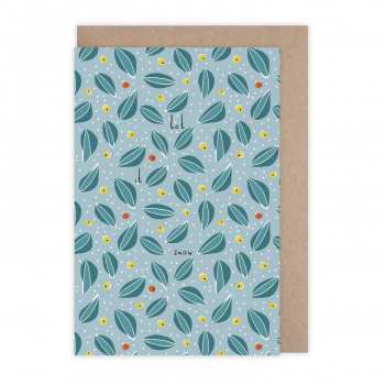Monsieur Papier - Carte Let it snow
