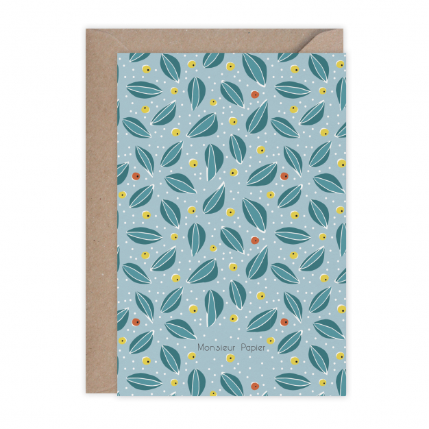 Monsieur Papier - Carte Let it snow