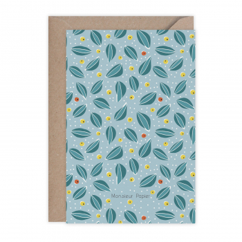 Monsieur Papier - Carte Let it snow