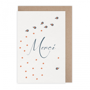 Monsieur Papier - Card Merci poinçons