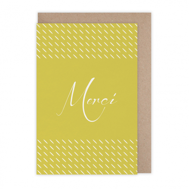 Monsieur Papier - Card Merci riz