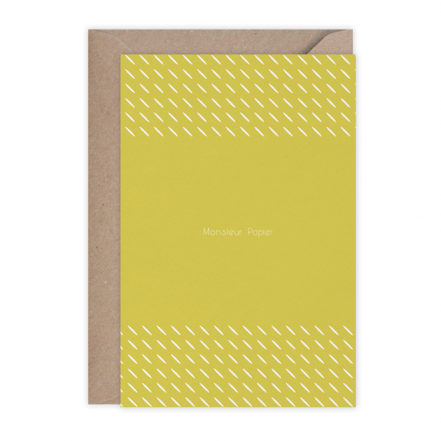 Monsieur Papier - Card Merci riz