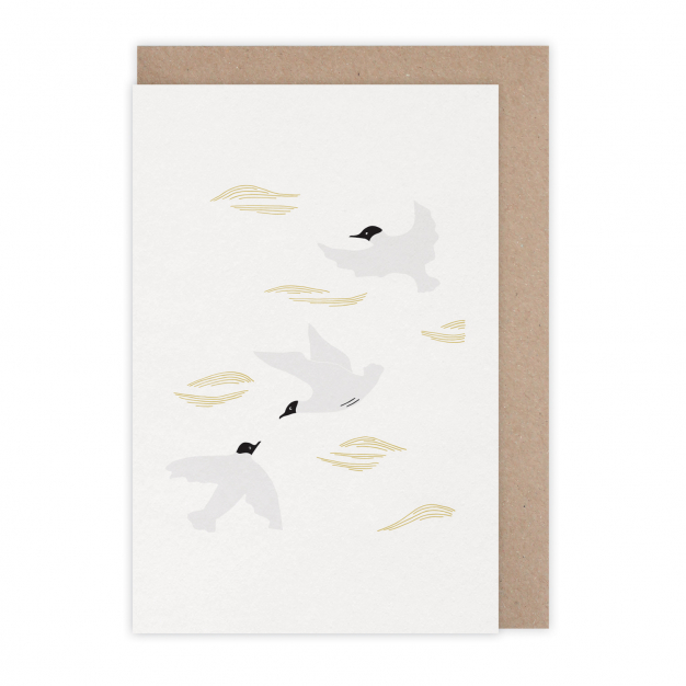 Monsieur Papier - Carte Mouettes rieuses