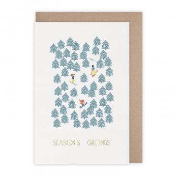 Monsieur Papier - Card Season's greetings alpin