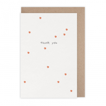 Monsieur Papier - Carte Thank you étoiles