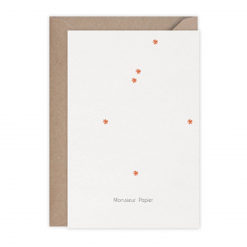 Monsieur Papier - Carte Thank you étoiles