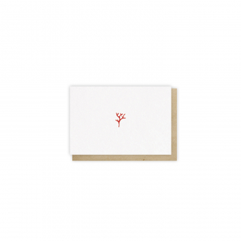 Monsieur Papier - Mini card Corail