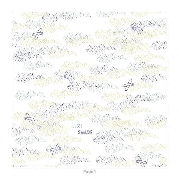 Monsieur Papier - Faire-part naissance Aéroplanes