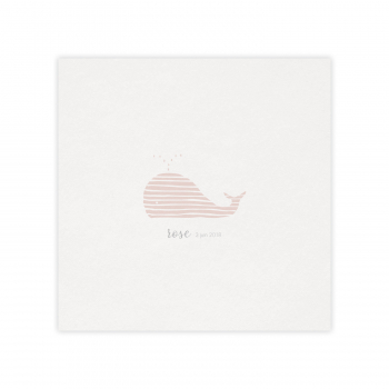 Monsieur Papier - Faire-part naissance Baleine