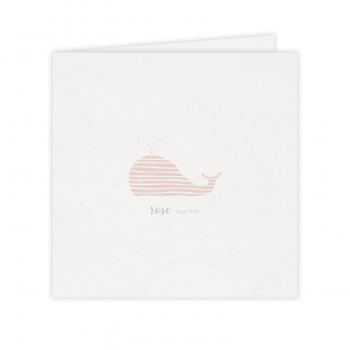 Monsieur Papier - Faire-part naissance Baleine