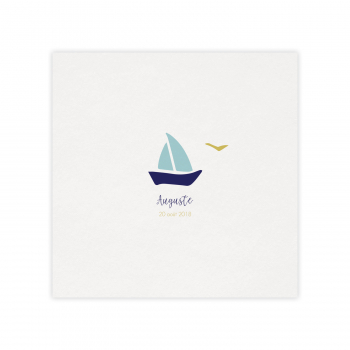 Monsieur Papier - Faire-part naissance Bateau