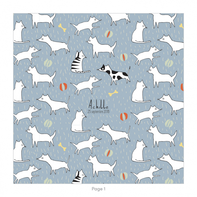 Monsieur Papier - Faire-part naissance Cats and dogs