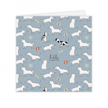 Monsieur Papier - Faire-part naissance Cats and dogs