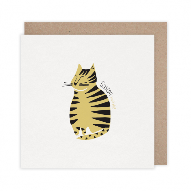 Monsieur Papier - Faire-part naissance Gros chat