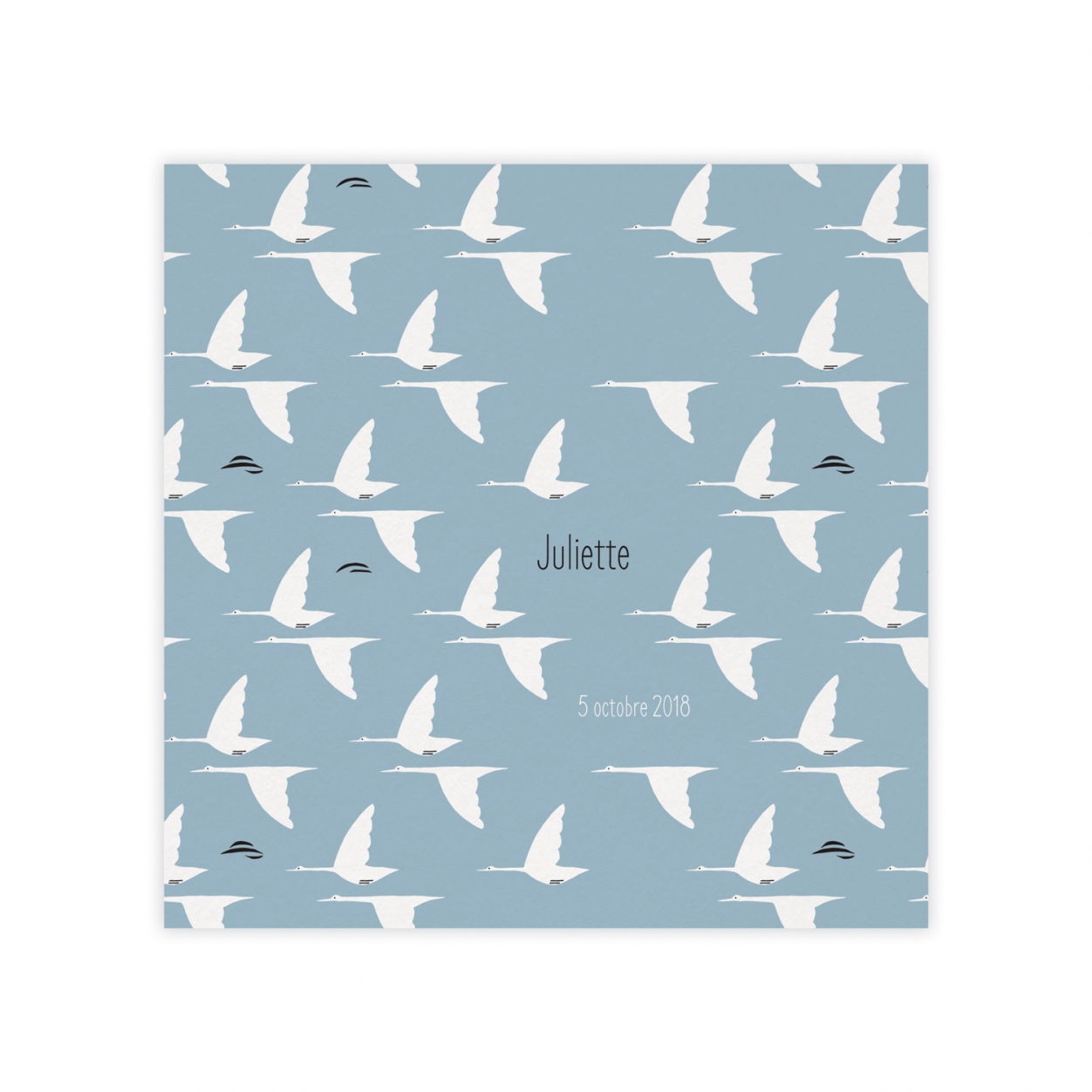 Monsieur Papier - Faire-part naissance Grues