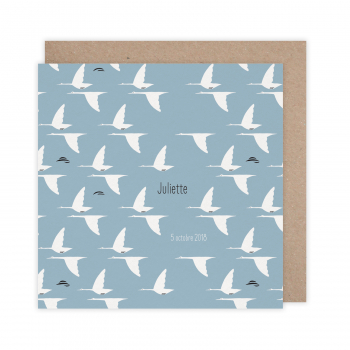 Monsieur Papier - Faire-part naissance Grues