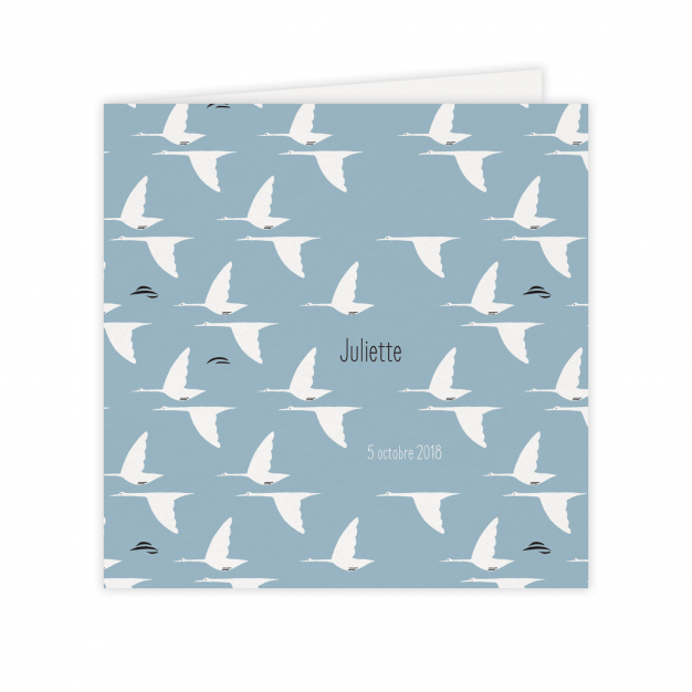 Monsieur Papier - Faire-part naissance Grues