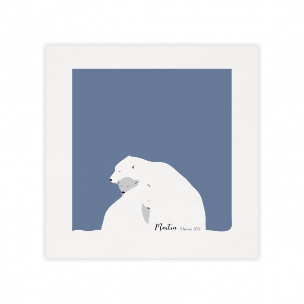 Monsieur Papier - Faire-part naissance Polaire