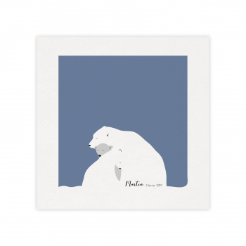 Monsieur Papier - Faire-part naissance Polaire