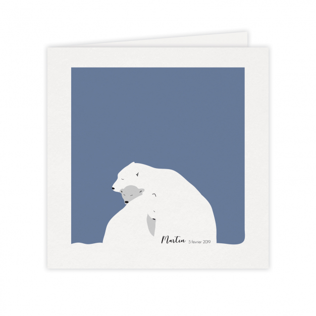 Monsieur Papier - Faire-part naissance Polaire