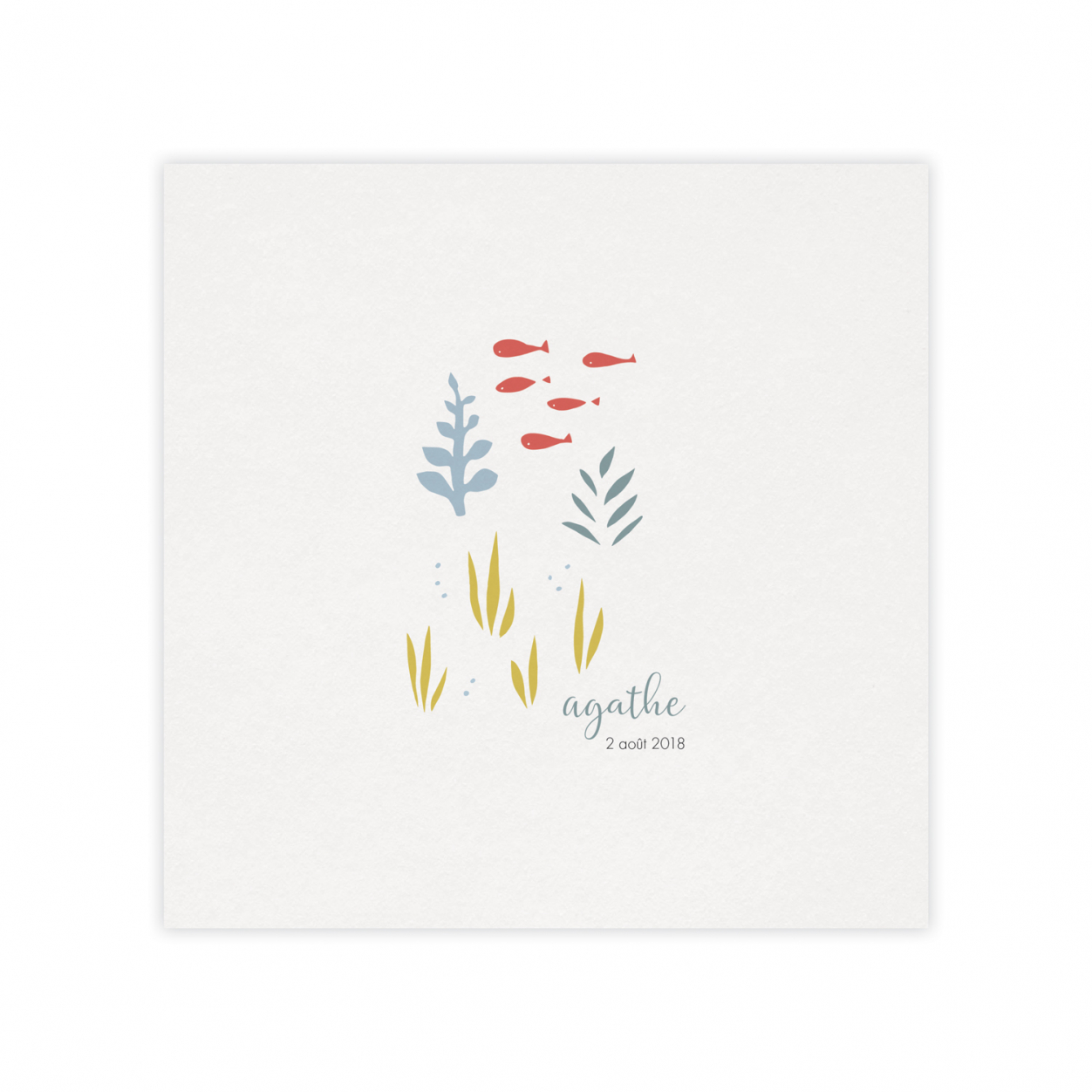 Monsieur Papier - Faire-part naissance Snorkeling