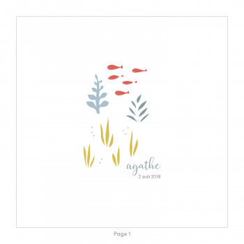 Monsieur Papier - Faire-part naissance Snorkeling