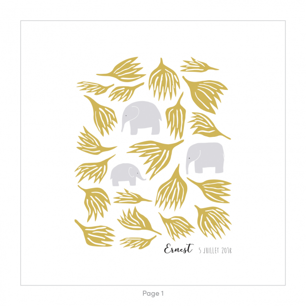 Monsieur Papier - Faire-part naissance Trumpet