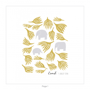 Monsieur Papier - Faire-part naissance Trumpet