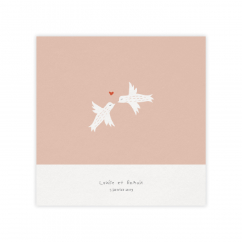 Monsieur Papier - Faire-part mariage Birds in love