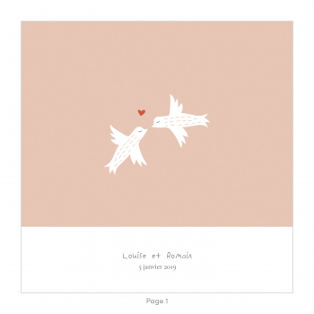 Monsieur Papier - Faire-part mariage Birds in love