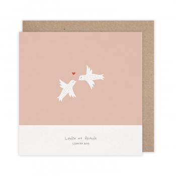 Monsieur Papier - Faire-part mariage Birds in love