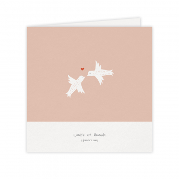 Monsieur Papier - Faire-part mariage Birds in love
