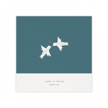 Monsieur Papier - Faire-part mariage Birds in love
