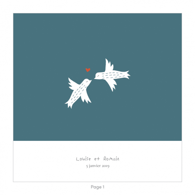 Monsieur Papier - Faire-part mariage Birds in love