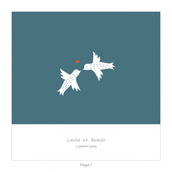 Monsieur Papier - Faire-part mariage Birds in love