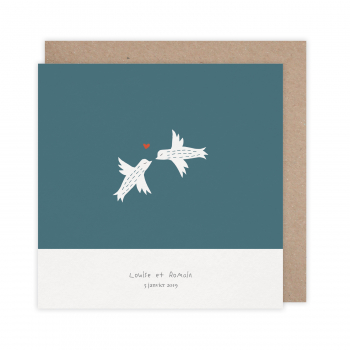 Monsieur Papier - Faire-part mariage Birds in love