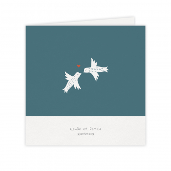 Monsieur Papier - Faire-part mariage Birds in love